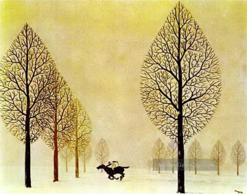 René Magritte Werke - der verlorene Jockey 1948 René Magritte
